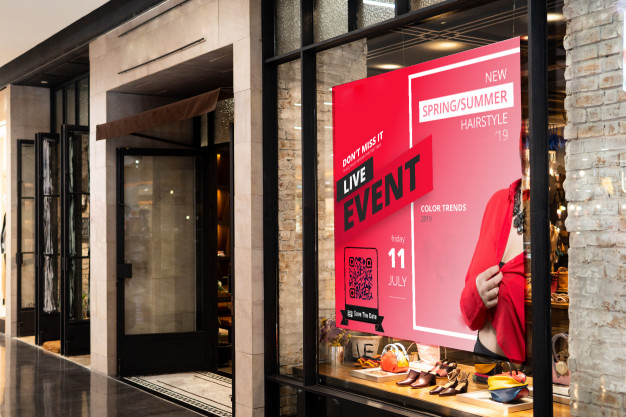 Event QR Code op Buttek Fënster