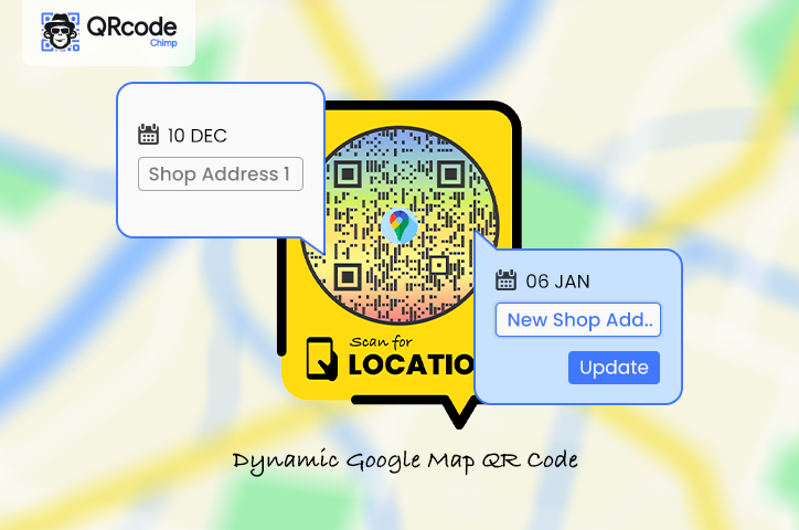 dynamic location sharing QR code
