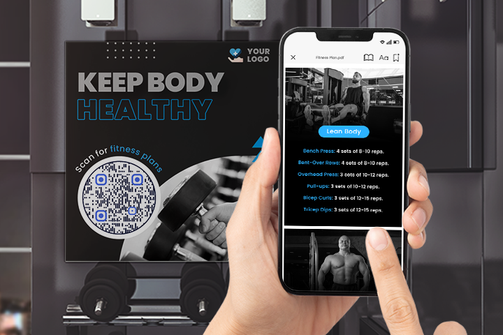 How trainers can use PDF QR codes for personalized workout plans