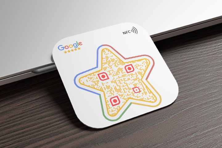 NFC カードを使用して Google レビュー QR コードを追加する方法_