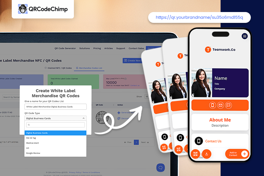 How to Create White Label Merchandise with QRCodeChimp