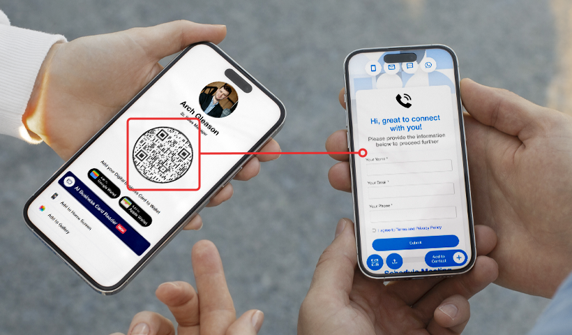 Contact form capturing important customer details like name email and phone for leads