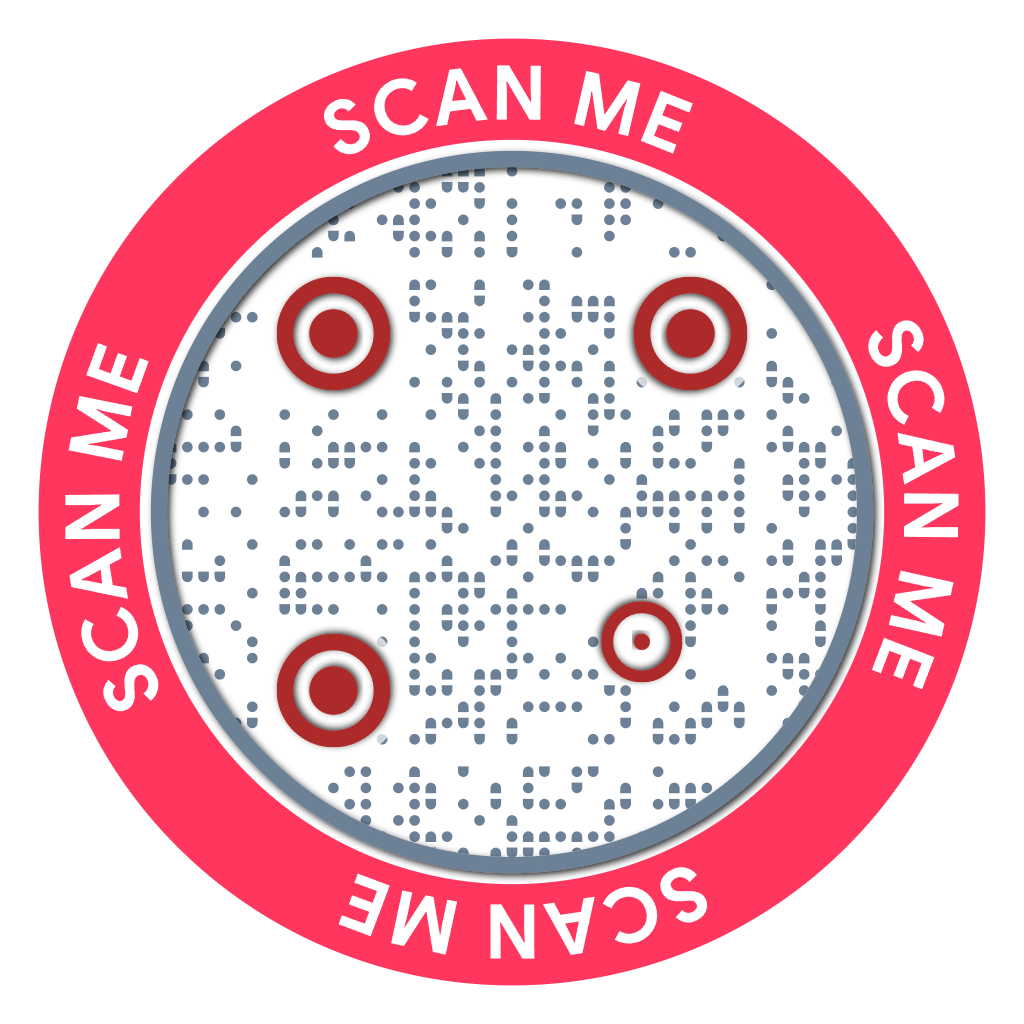 Circle shaped QR code